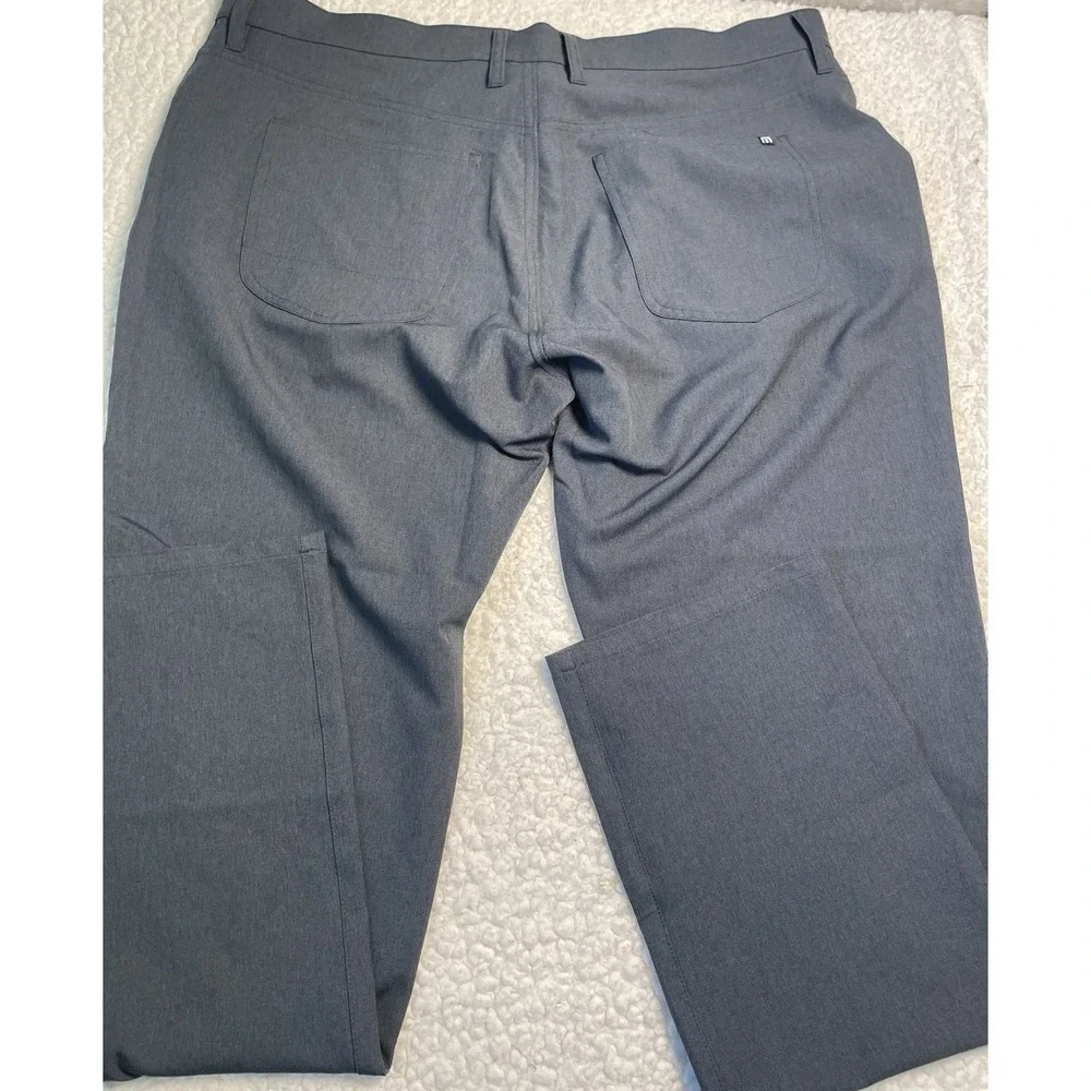 Travis Mathew Pants Men (Fit 38x32) Grey Golf Performance Stretch Lightweight